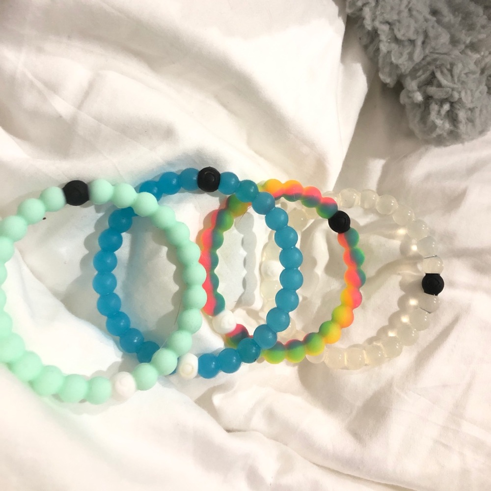 Lokai Bracelets! - Blue & Rainbow